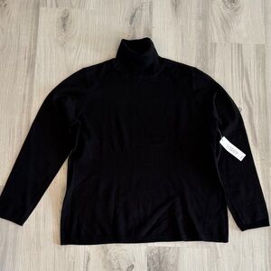 Chico's Classic Black Turtleneck Sweater